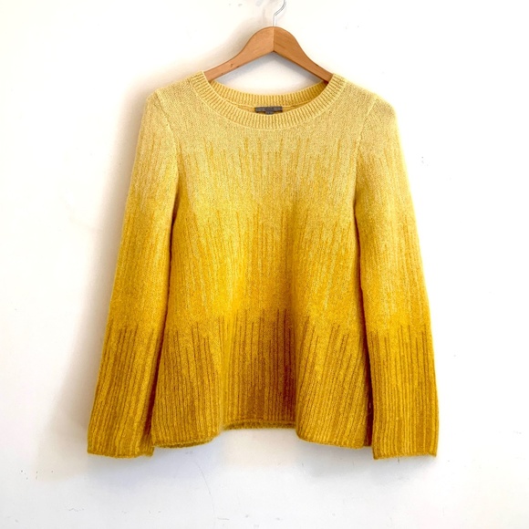 COS Sweaters - COS Gold Ombre Mohair Pullover Sweater Size XS
